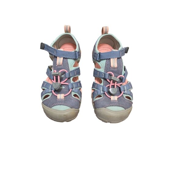 Keen Kids Sea camp II CNX Waterproof Closed-Toe Sandals Size 13 Gray & Pink - Picture 1 of 8